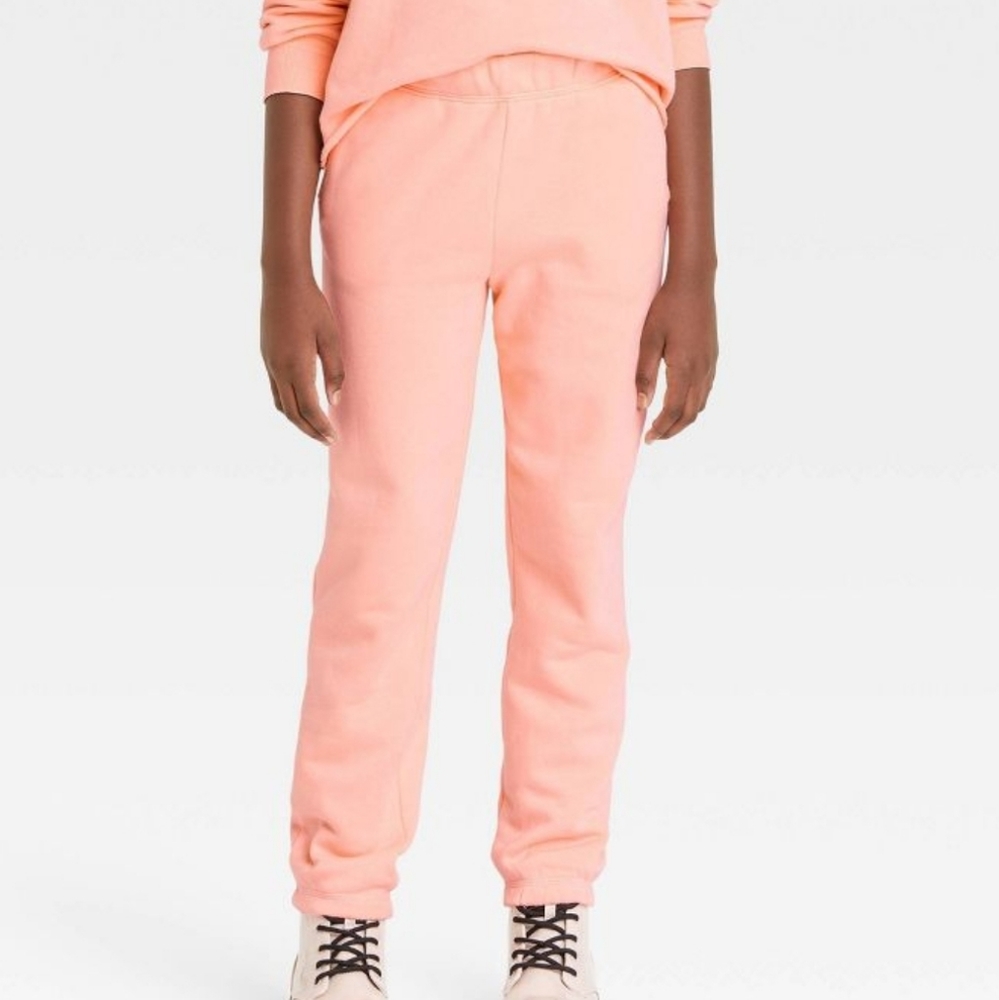 Art class peach sorbert color Kids‎  Jogger  sweatpants size S 6-6X